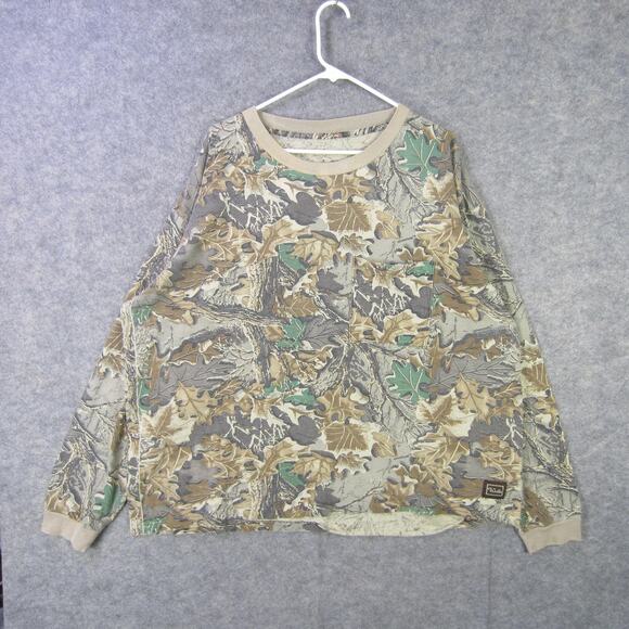 Walls Pullover Sweater Mens Large Camo Camouflage Hunting Long Sleeve Outdoor - Picture 1 of 9